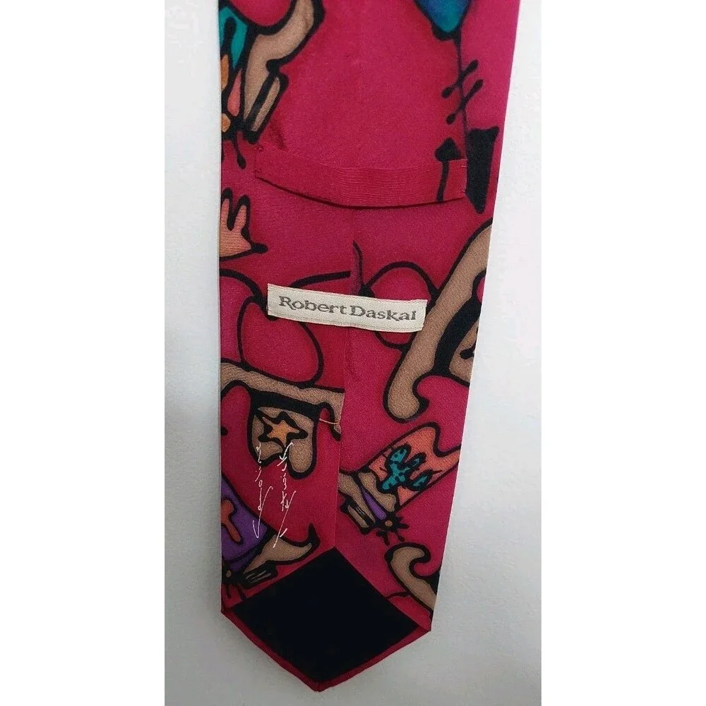 Robert Daskal Men's Tie Cowboys Sheriffs Indians Themed